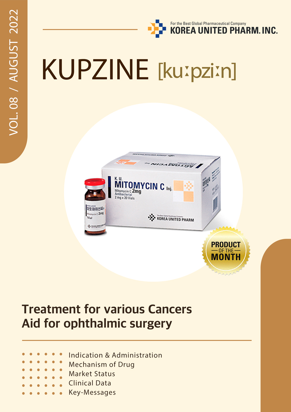 Mitomycin-C, the treatment for various cancers, can be used in ophthalmic surgery such as Glaucoma and Lasik. 